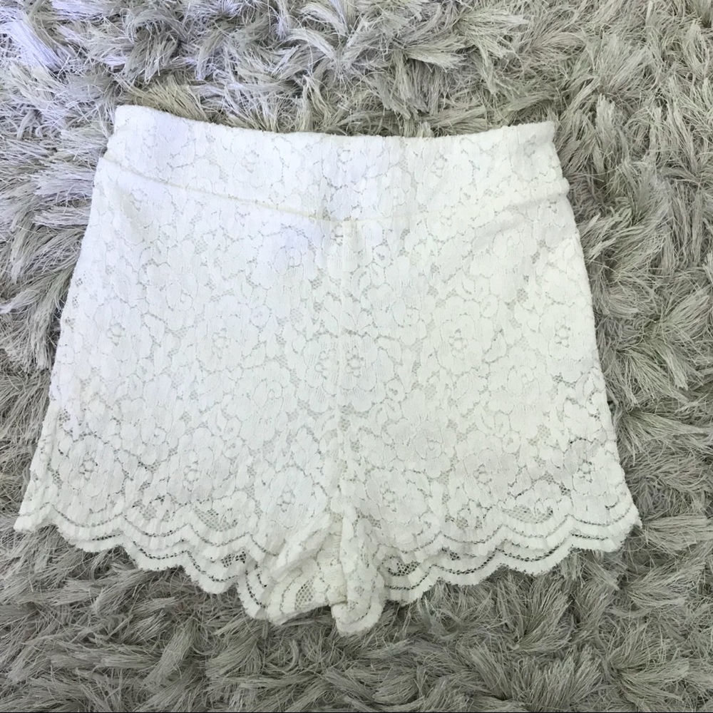 Free People lace shorts
